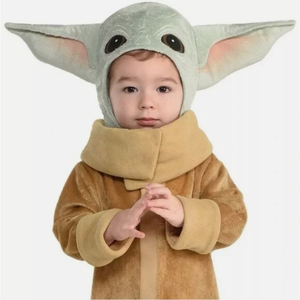 Disney Baby Yoda Costume - Green and Brown